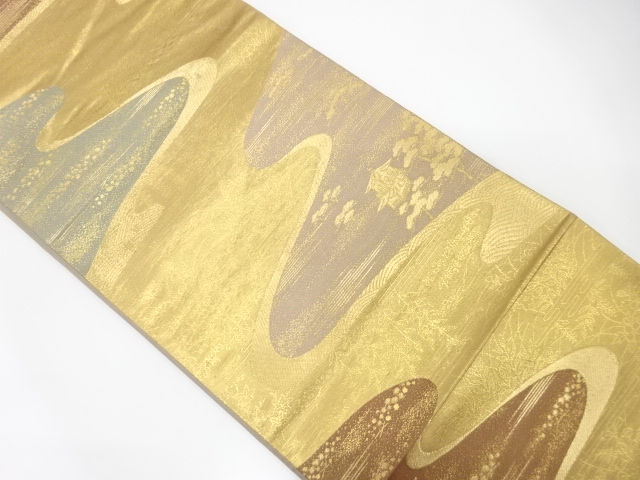 JAPANESE FUKURO OBI / WOVEN MIST